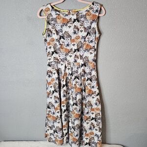 The Stitch & Stone Dressmaker Cat Dress Womens S Crazy Cat Lady All Over Graphic